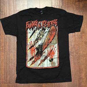 Falling in Reverse Black Graphic Tee, Size Large, NWOT